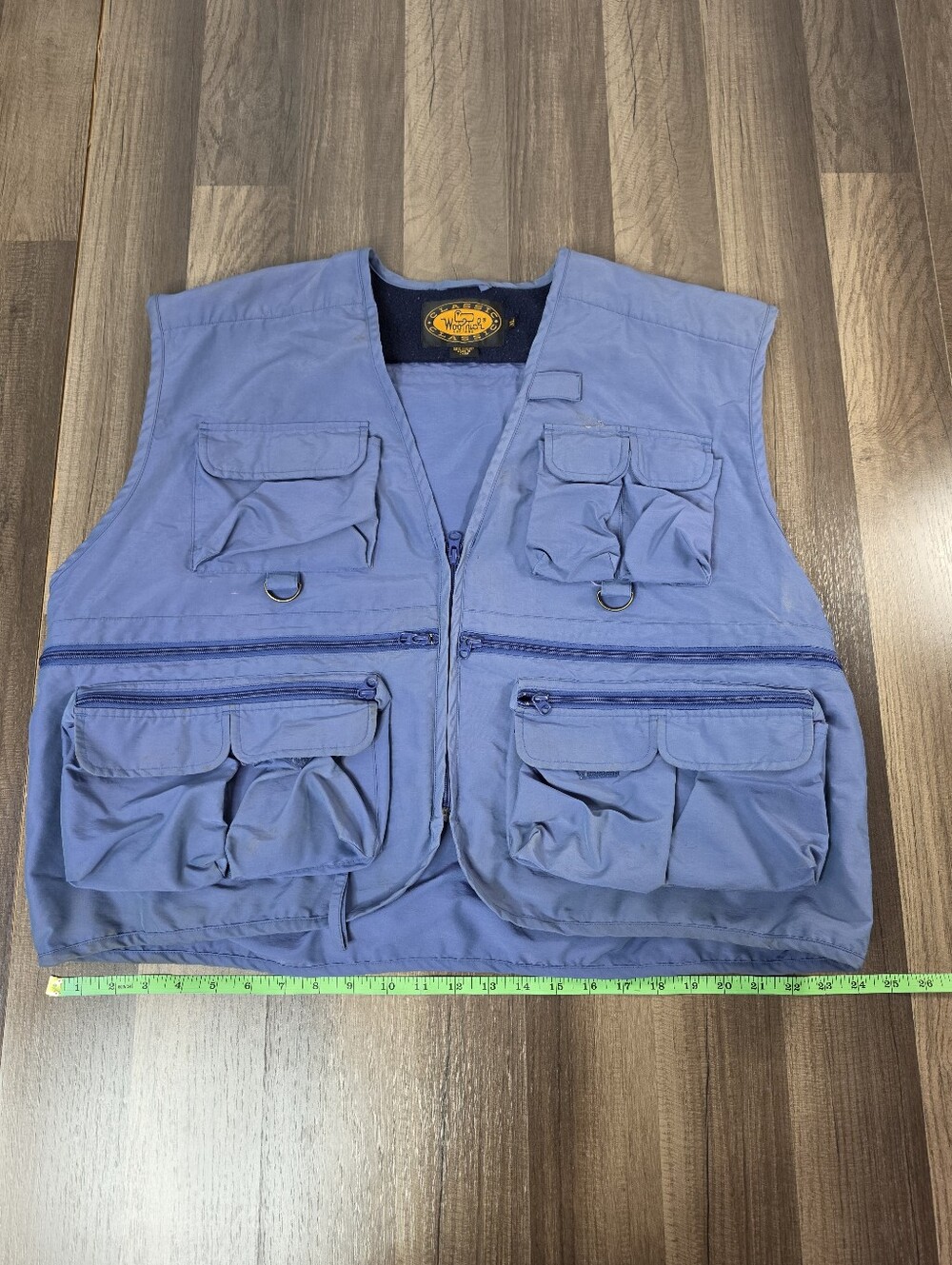 VTG Y2K Woolrich Multi-Pocket Utility Fishing Vest Gorpcore Cabincore Tech. XL - Picture 7 of 7